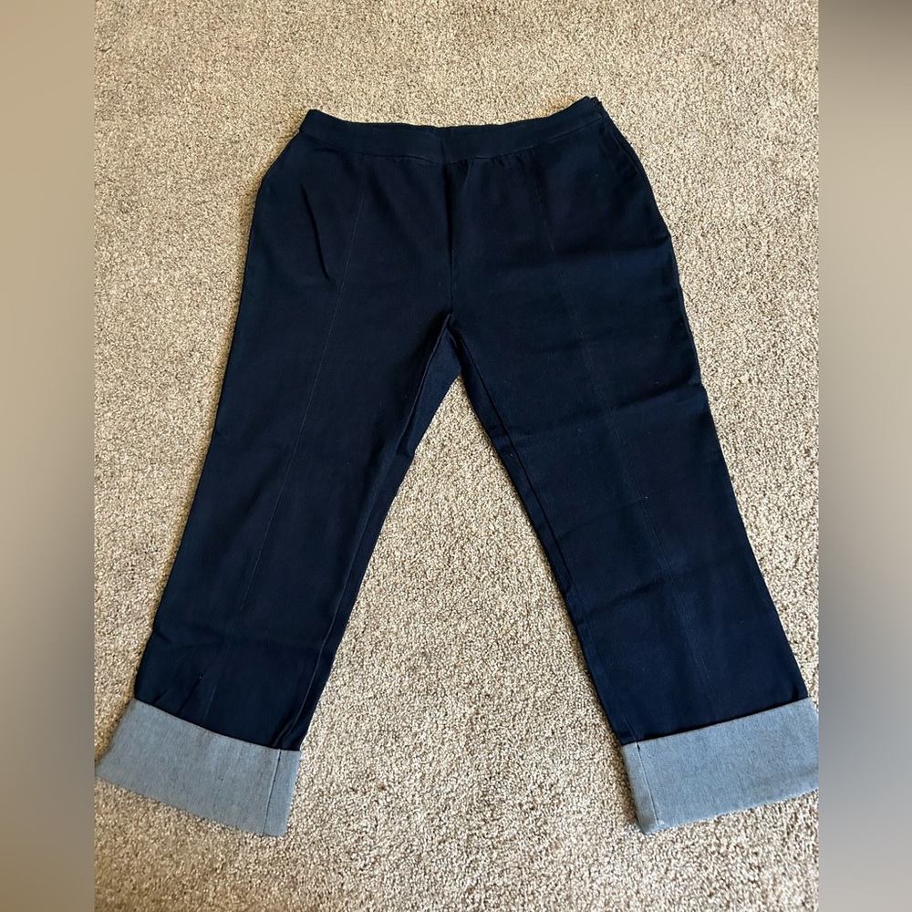 Barely worn vintage style pinup denim capris
